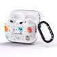 Personalised Solar System AirPods Pro Clear Case Side Image