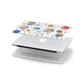 Personalised Solar System Apple MacBook Case in Detail