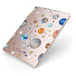 Personalised Solar System Apple iPad Case on Rose Gold iPad Side View