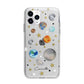 Personalised Solar System Apple iPhone 11 Pro in Silver with Bumper Case