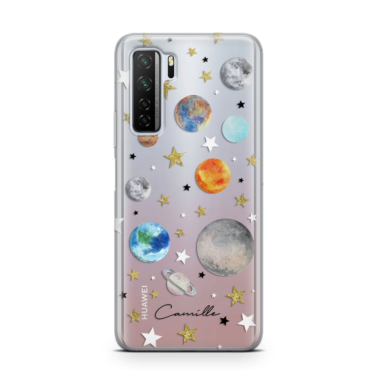 Personalised Solar System Huawei P40 Lite 5G Phone Case