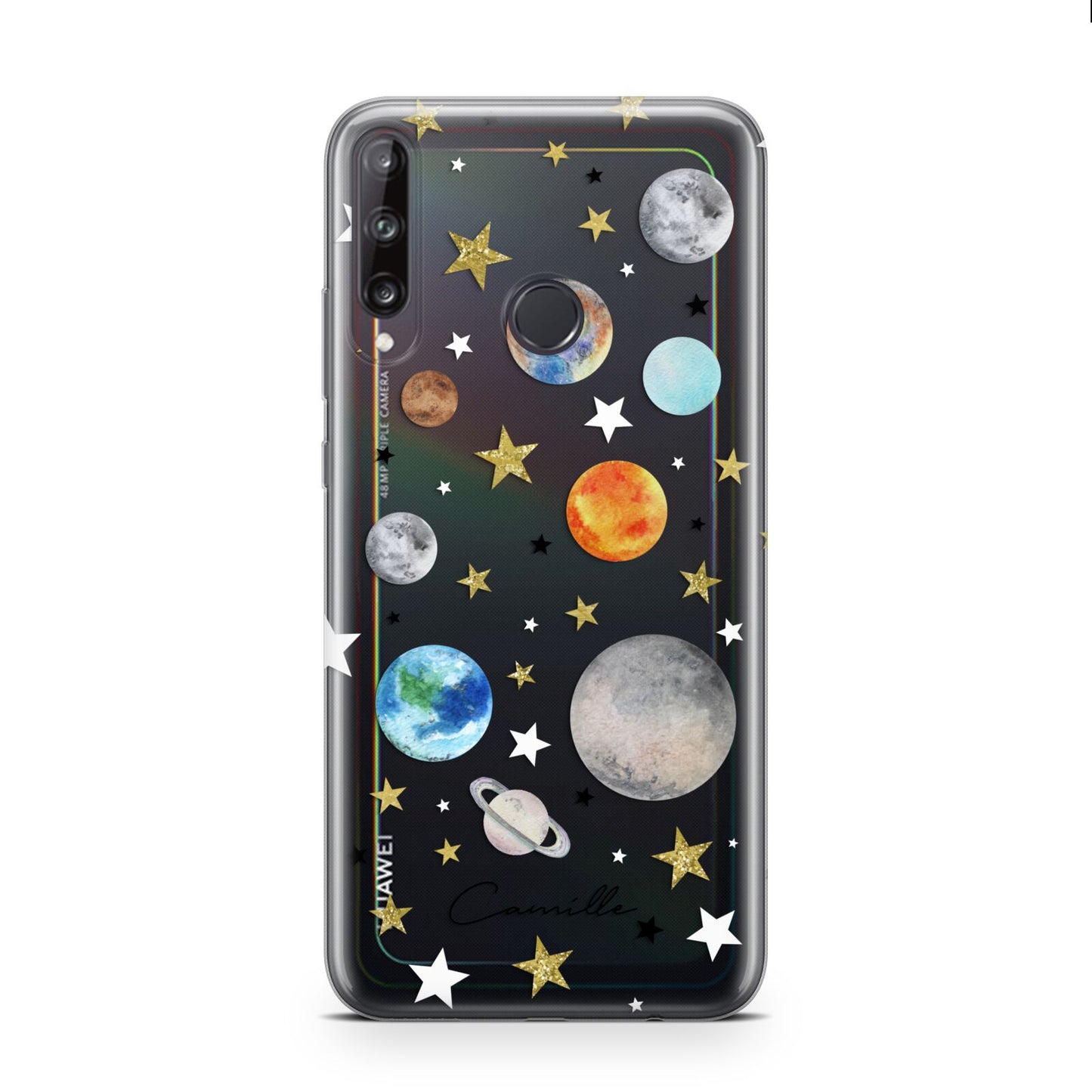 Personalised Solar System Huawei P40 Lite E Phone Case