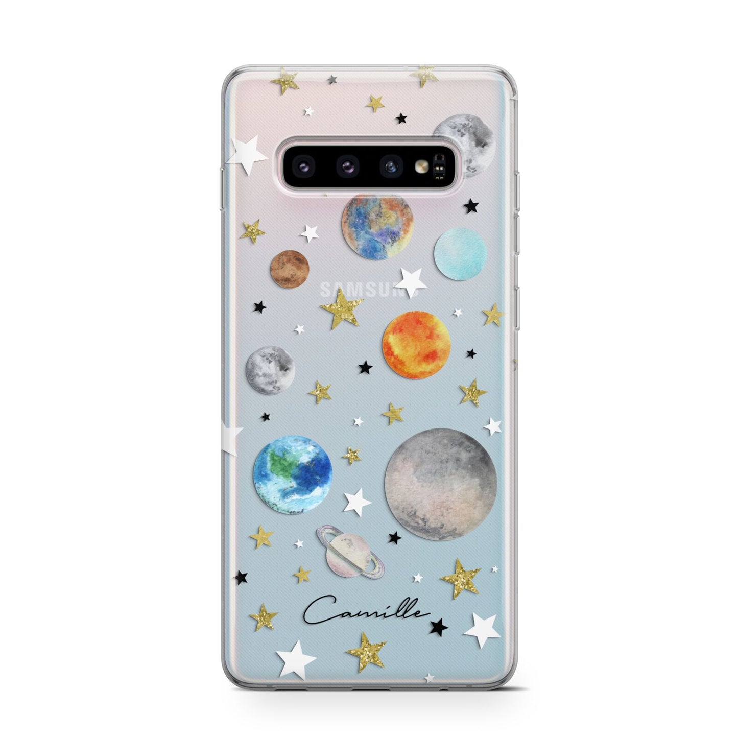 Personalised Solar System Protective Samsung Galaxy Case