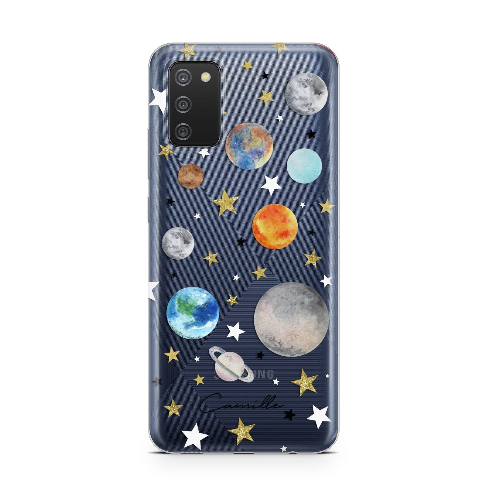 Personalised Solar System Samsung A02s Case