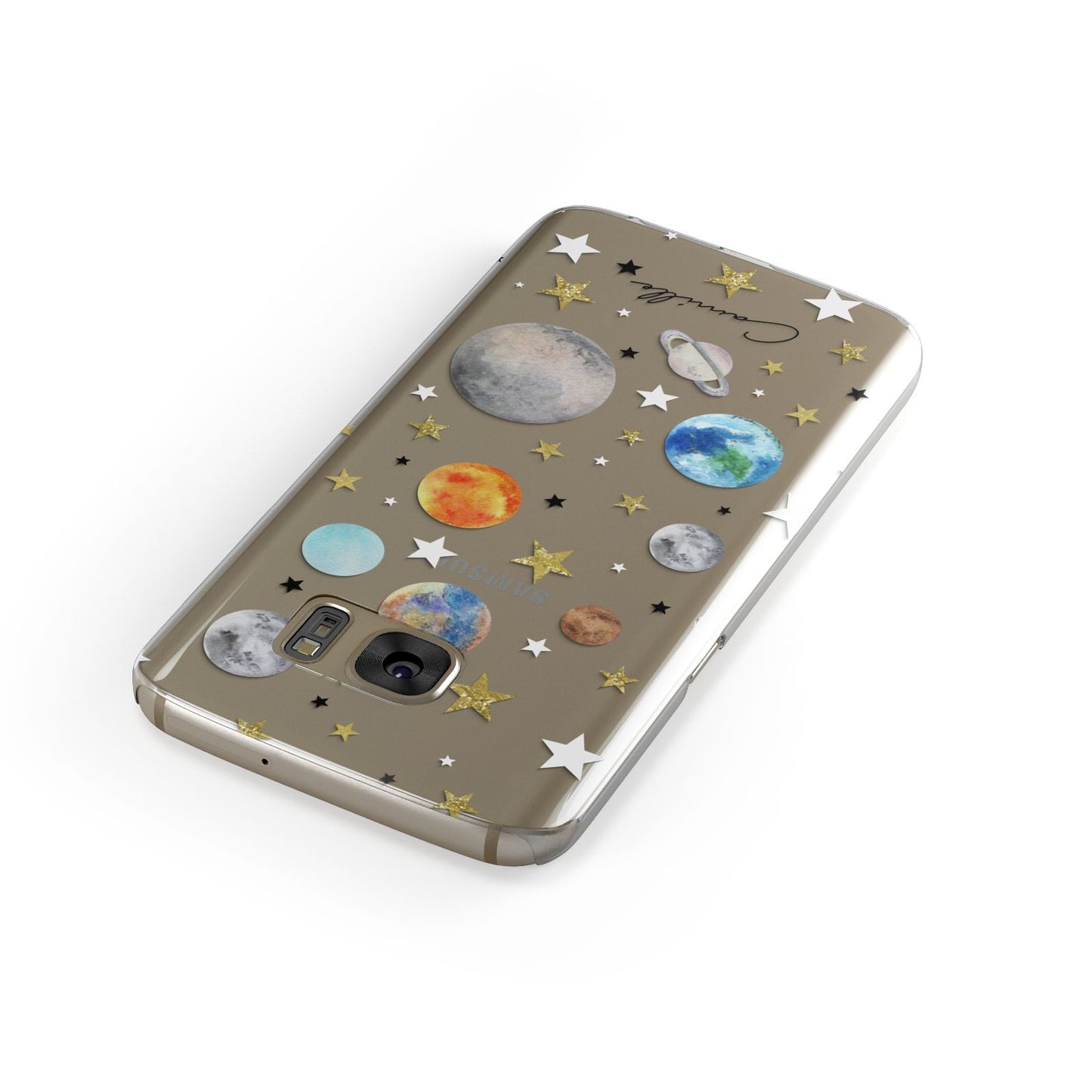 Personalised Solar System Samsung Galaxy Case Front Close Up
