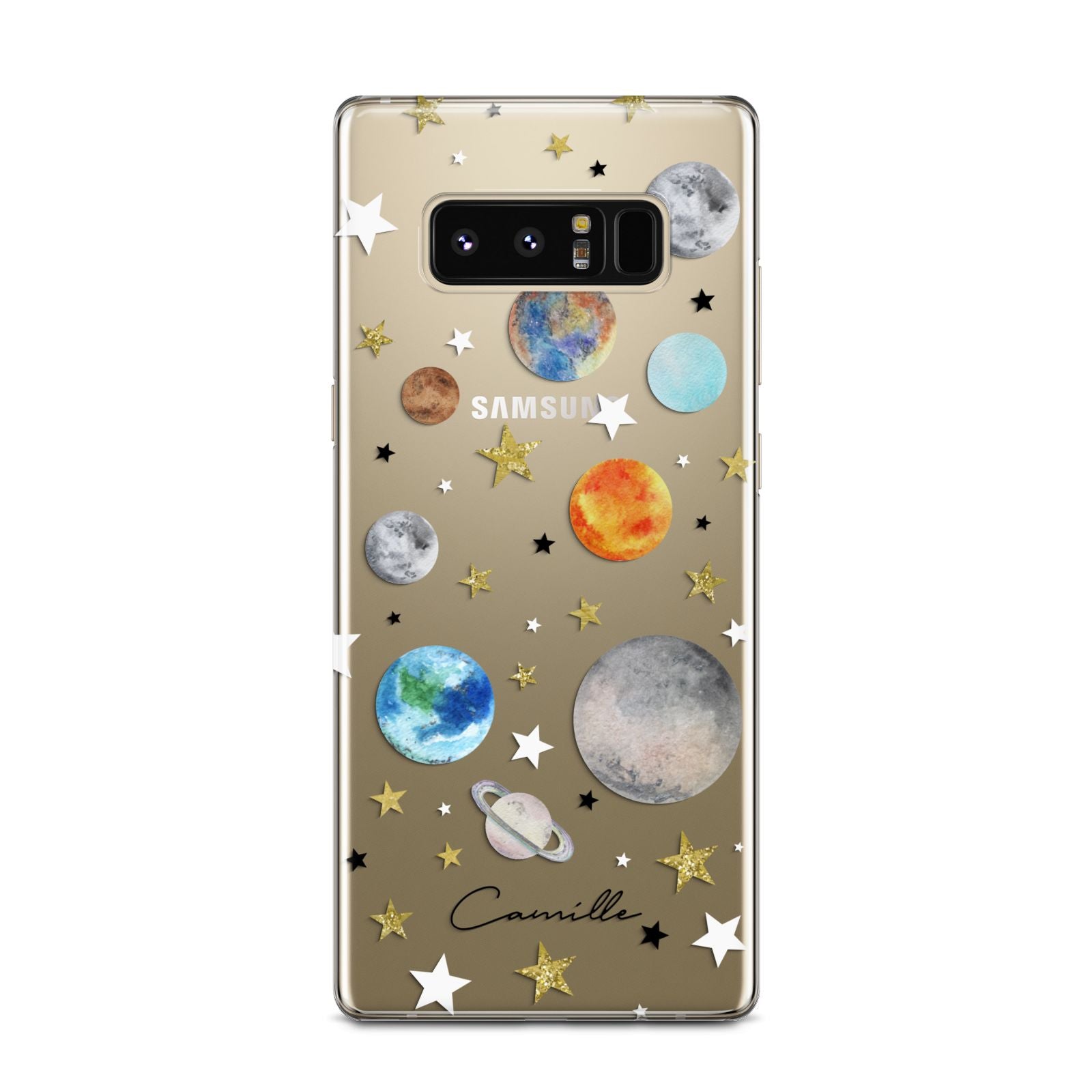 Personalised Solar System Samsung Galaxy Note 8 Case