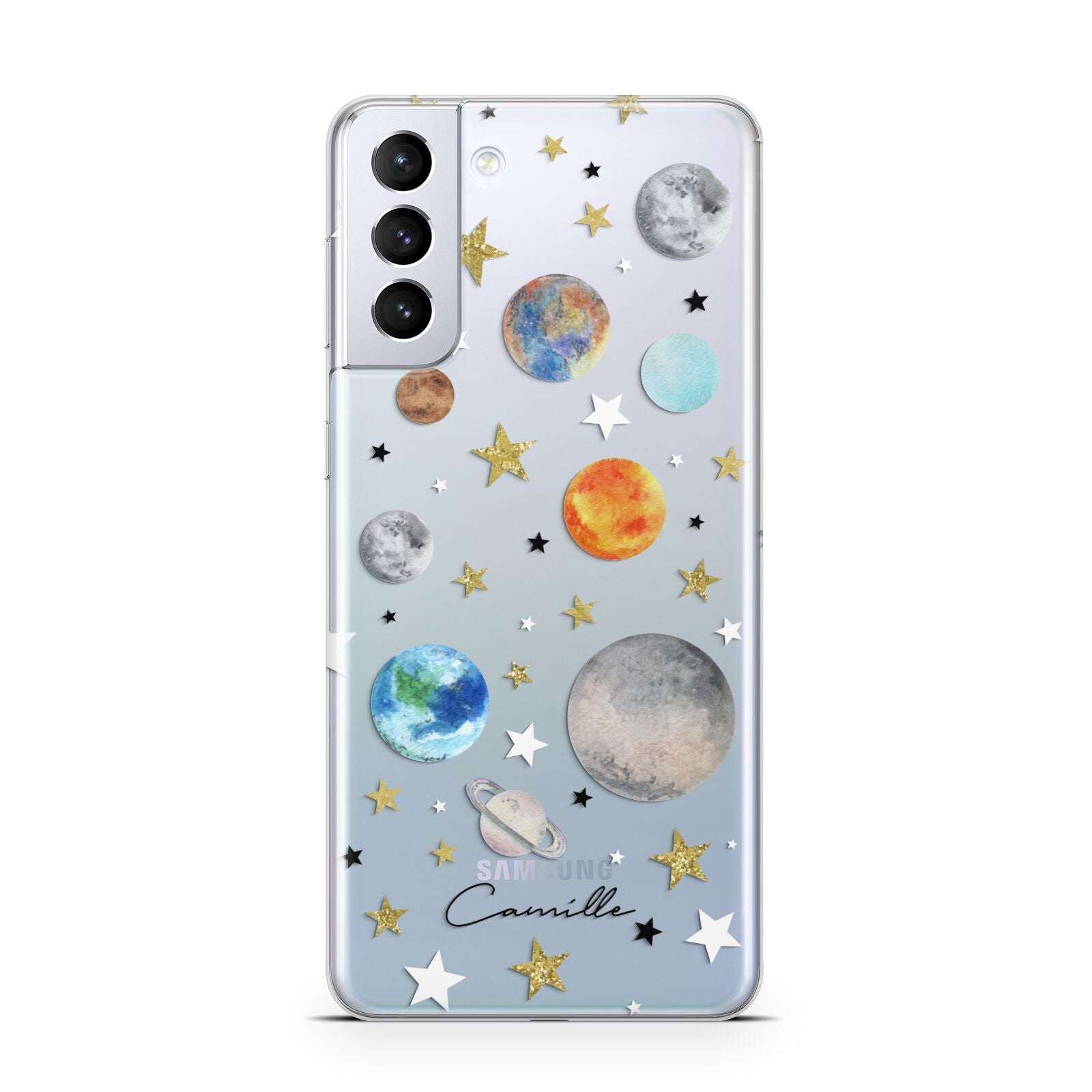 Personalised Solar System Samsung S21 Plus Phone Case