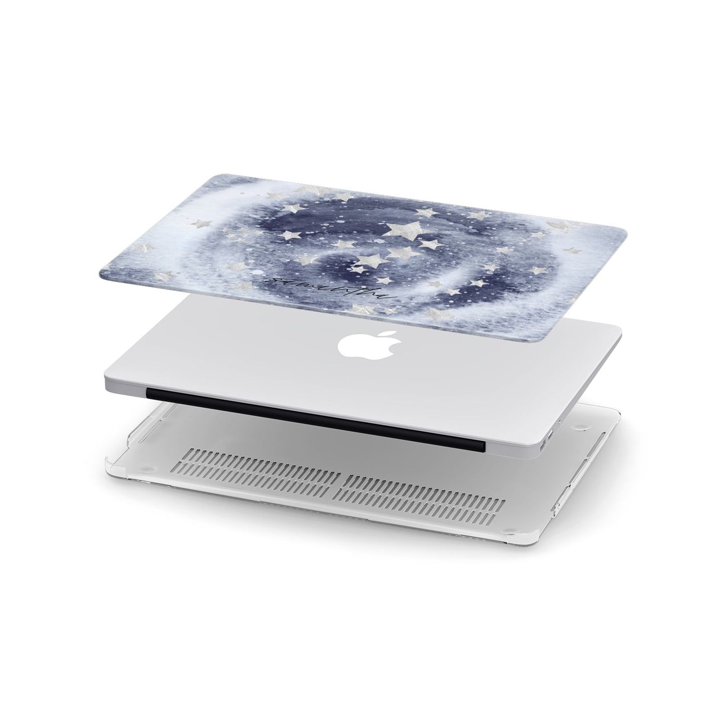 Personalised Space Apple MacBook Case in Detail