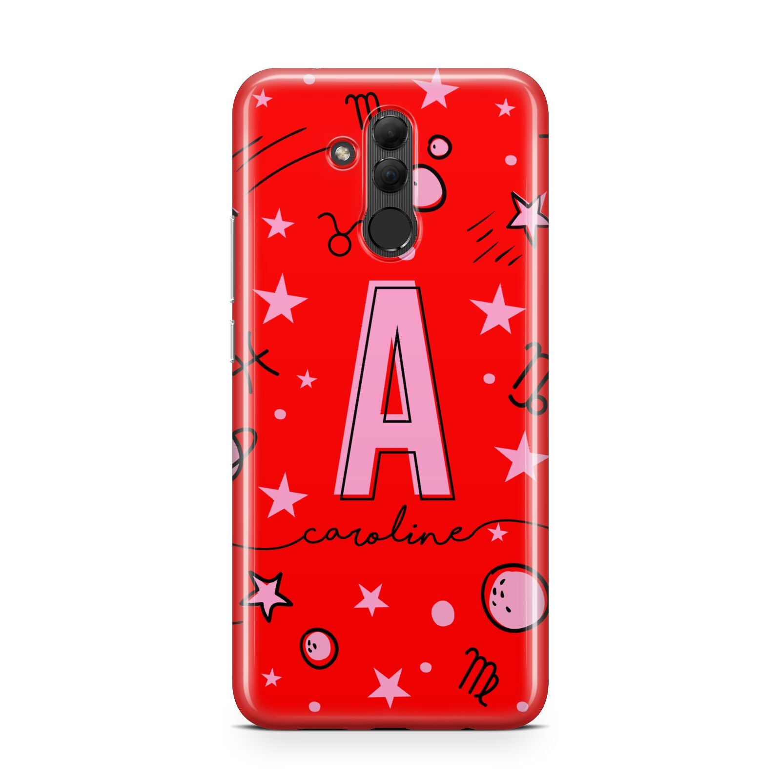 Personalised Space Initial Name Huawei Mate 20 Lite