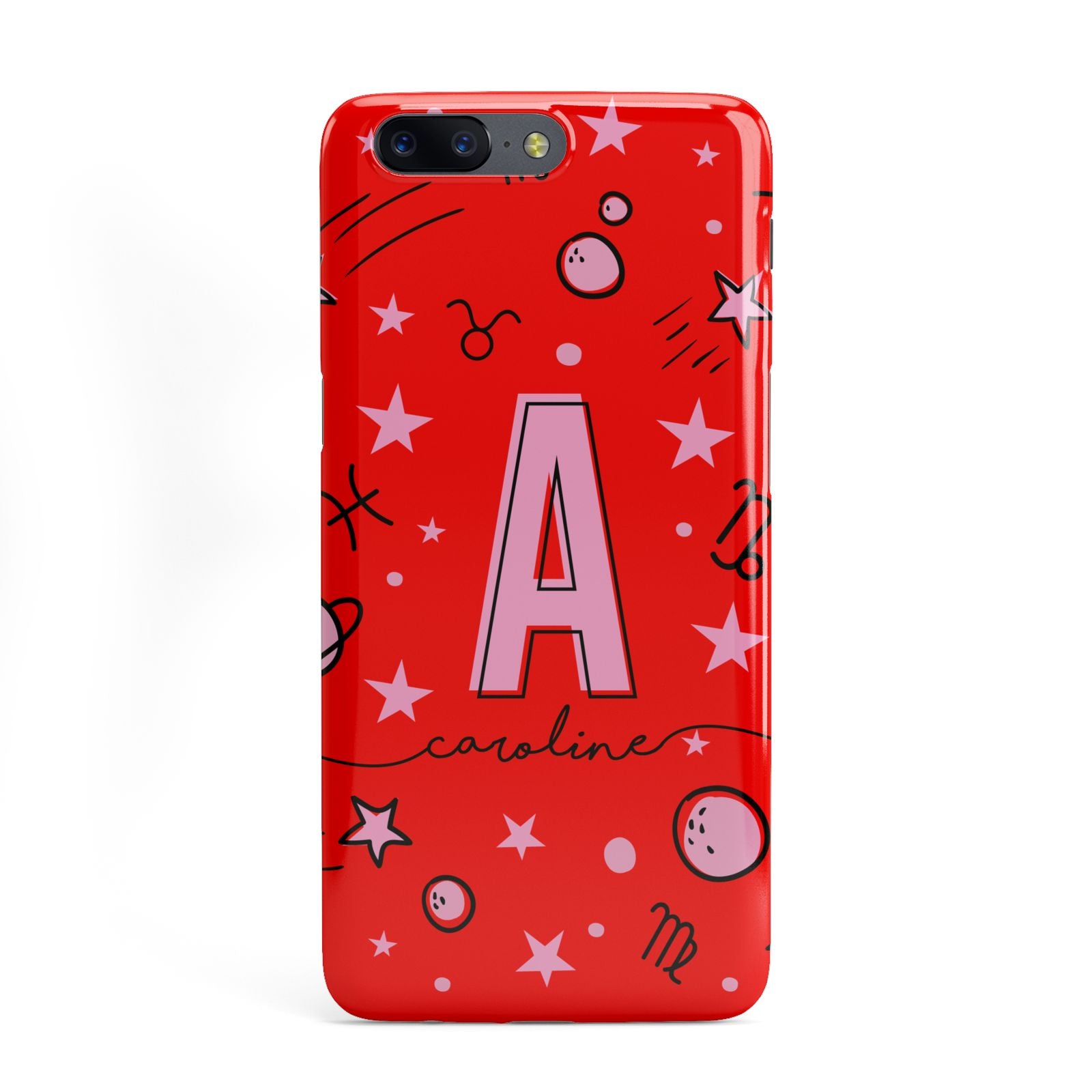 Personalised Space Initial Name OnePlus Case