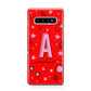 Personalised Space Initial Name Protective Samsung Galaxy Case