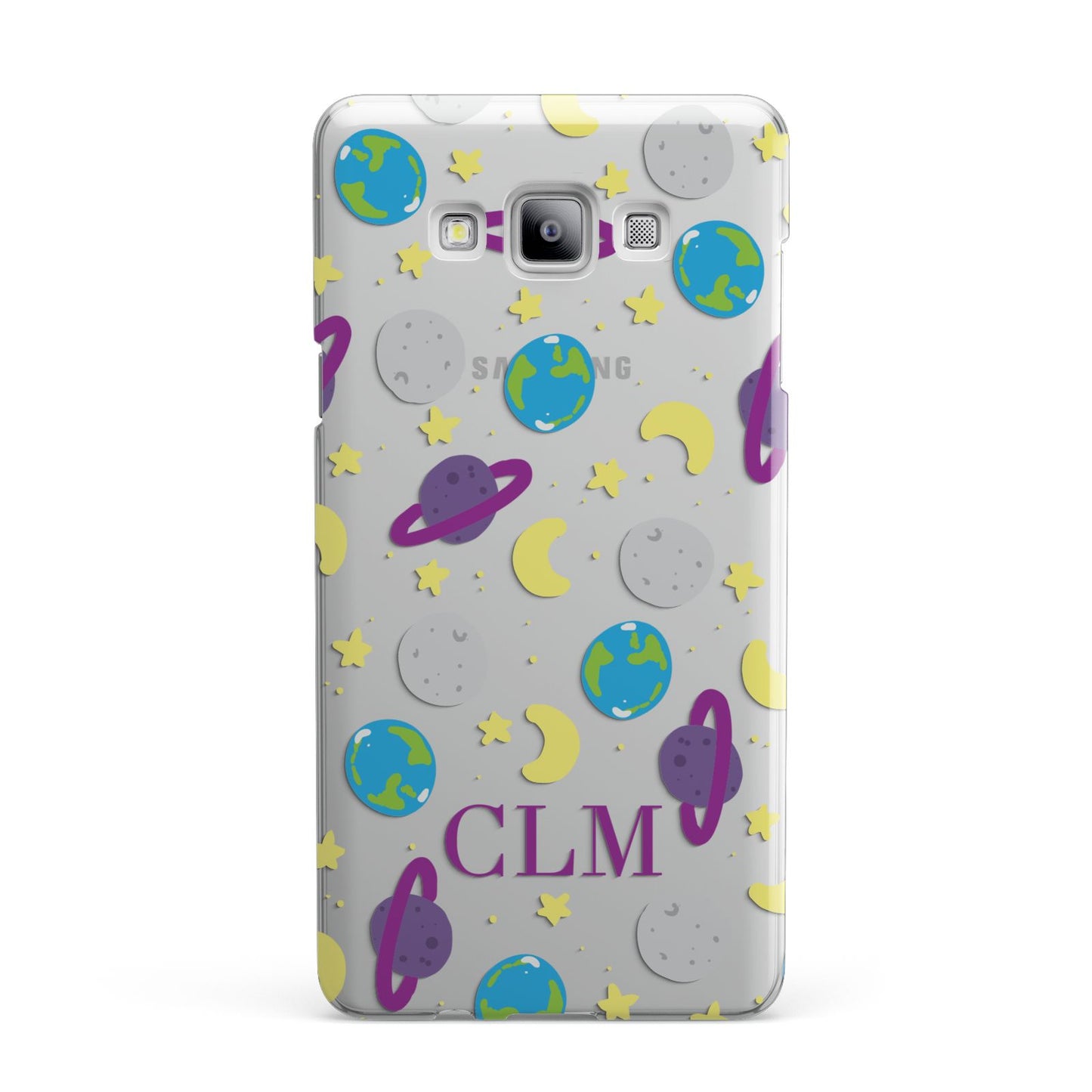 Personalised Space Initials Samsung Galaxy A7 2015 Case