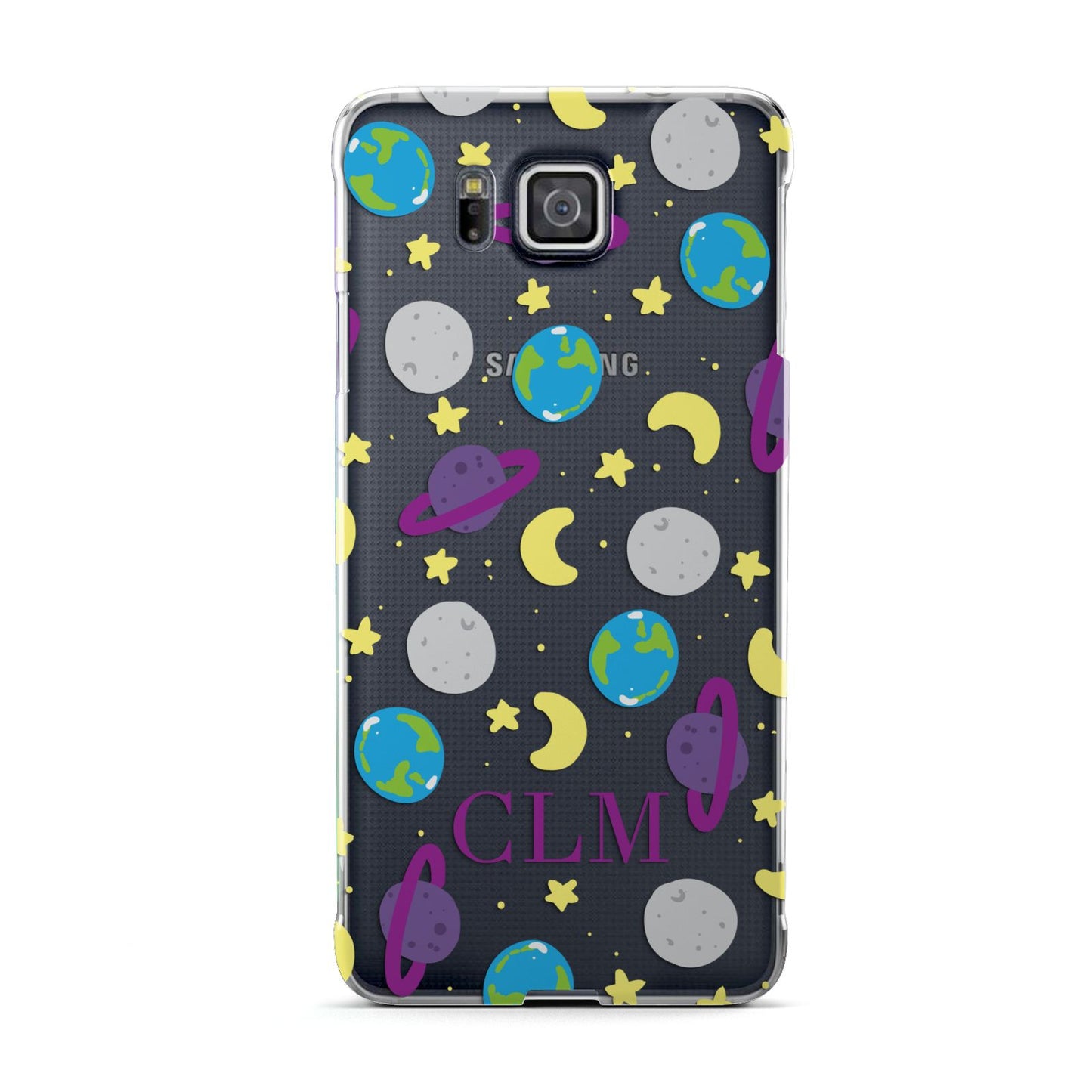 Personalised Space Initials Samsung Galaxy Alpha Case