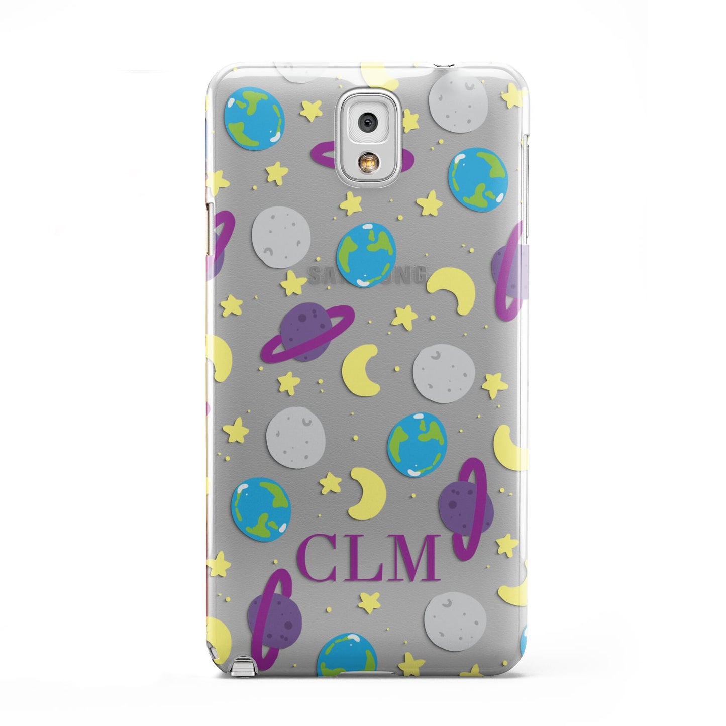 Personalised Space Initials Samsung Galaxy Note 3 Case