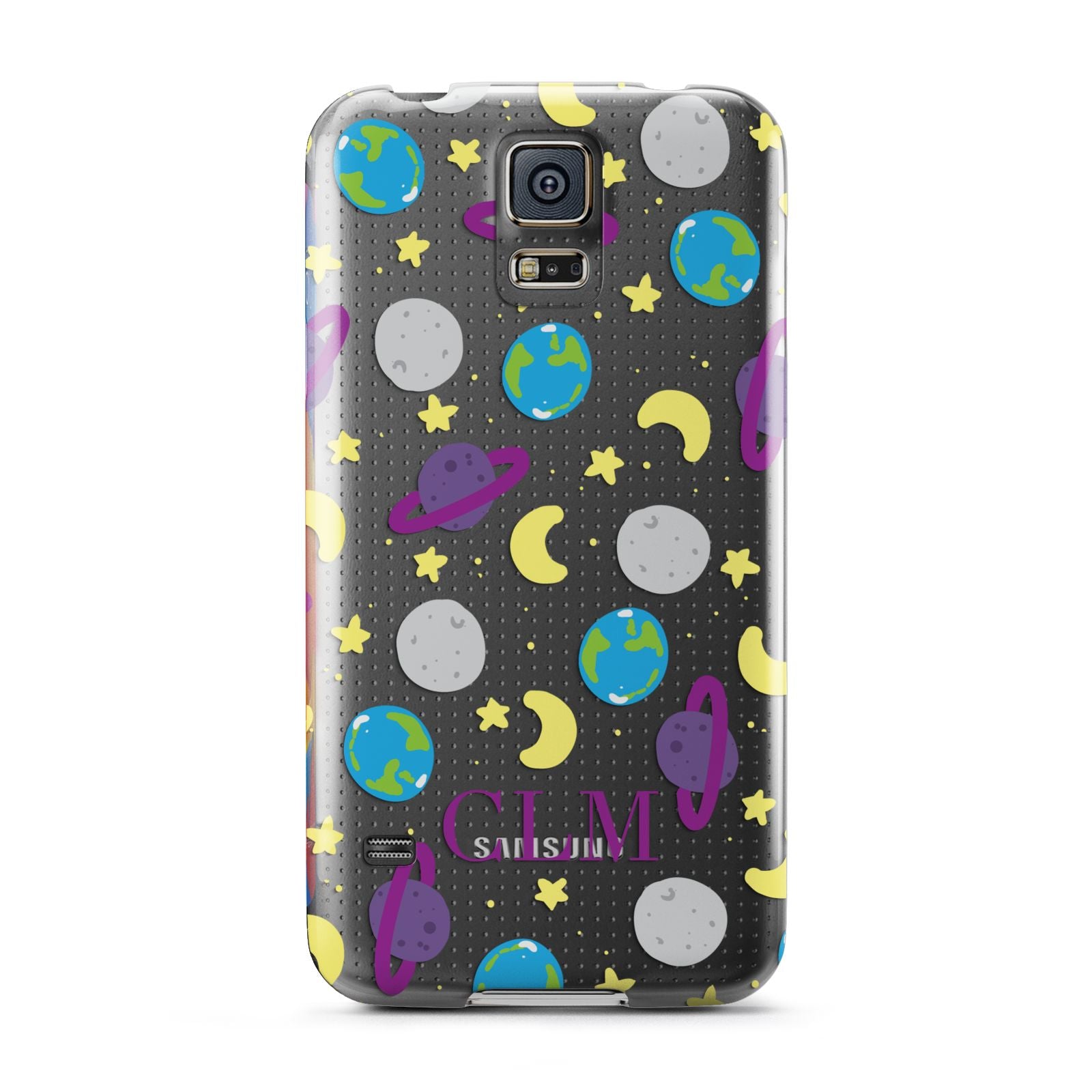 Personalised Space Initials Samsung Galaxy S5 Case