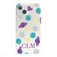 Personalised Space Initials iPhone 13 Full Wrap 3D Snap Case