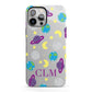 Personalised Space Initials iPhone 13 Pro Max Full Wrap 3D Tough Case