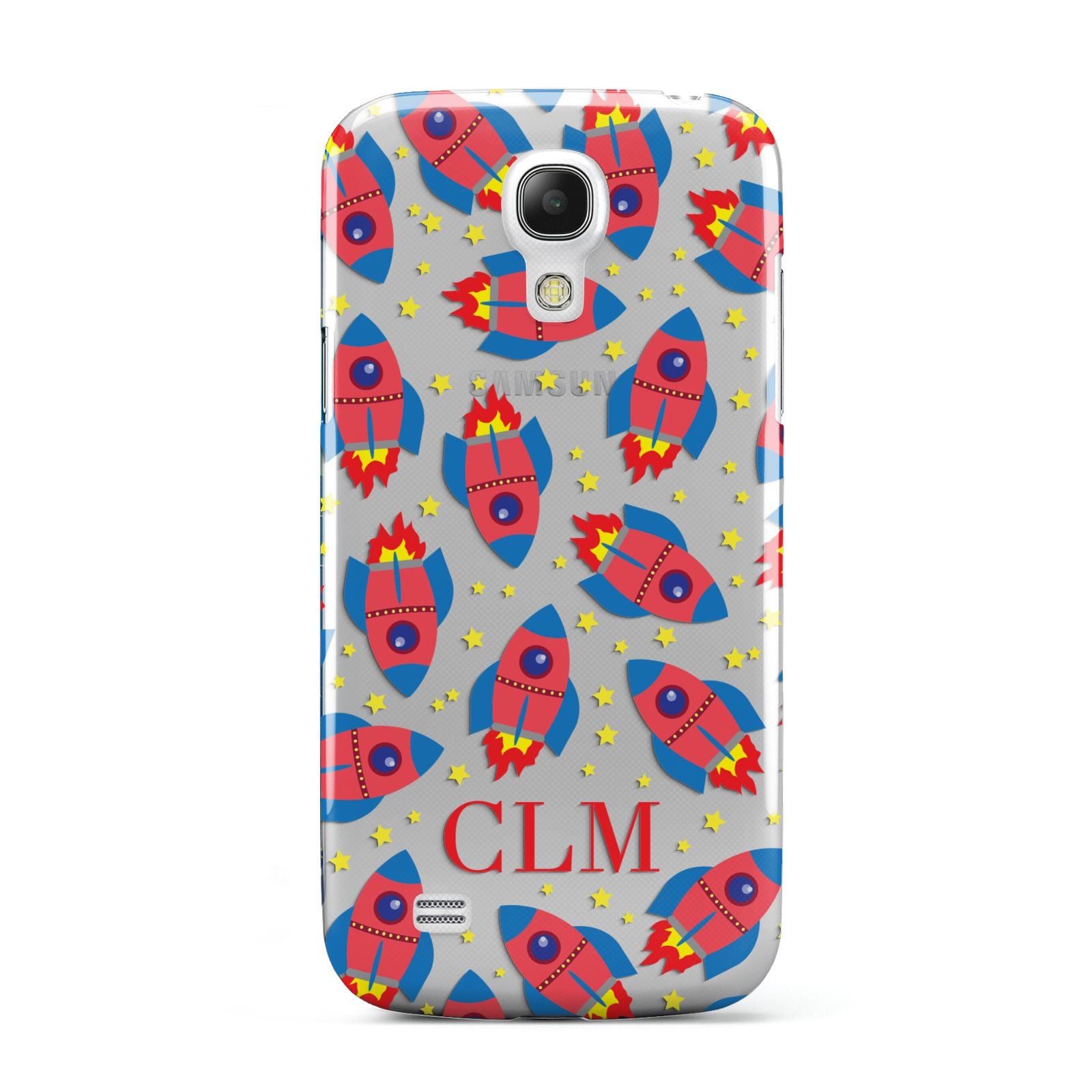 Personalised Space Rocket Initials Samsung Galaxy S4 Mini Case