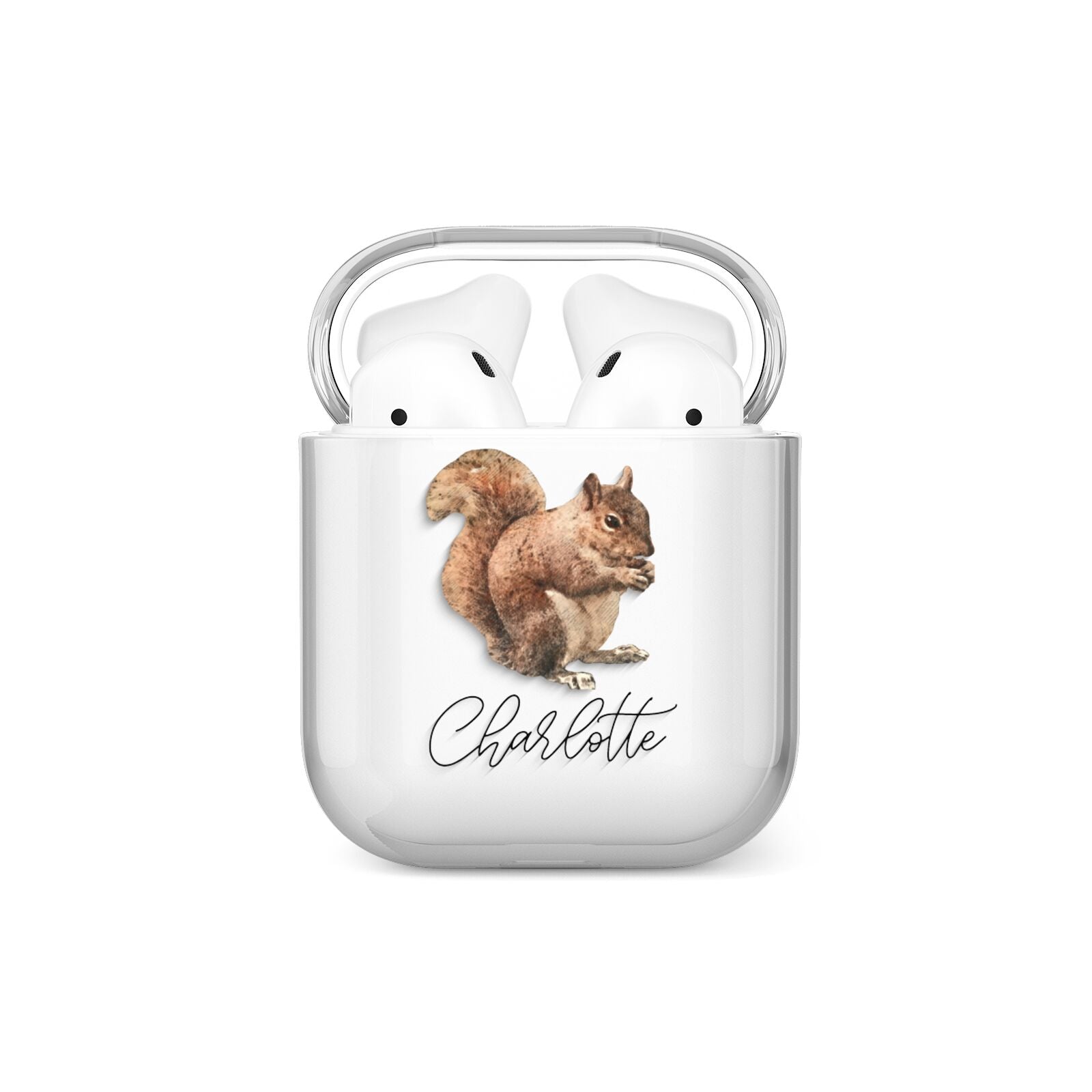 Personalised Squirrel AirPods Case