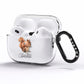 Personalised Squirrel AirPods Pro Clear Case Side Image
