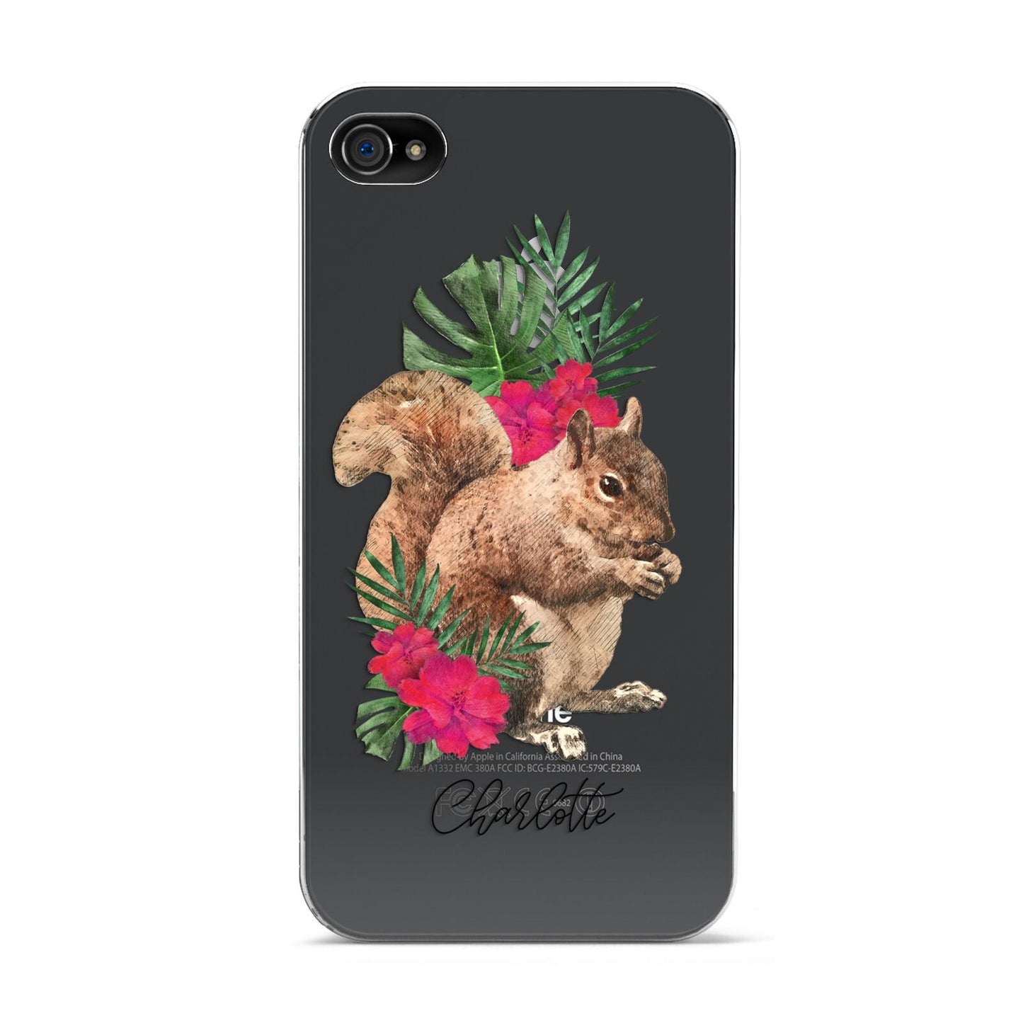 Personalised Squirrel Apple iPhone 4s Case