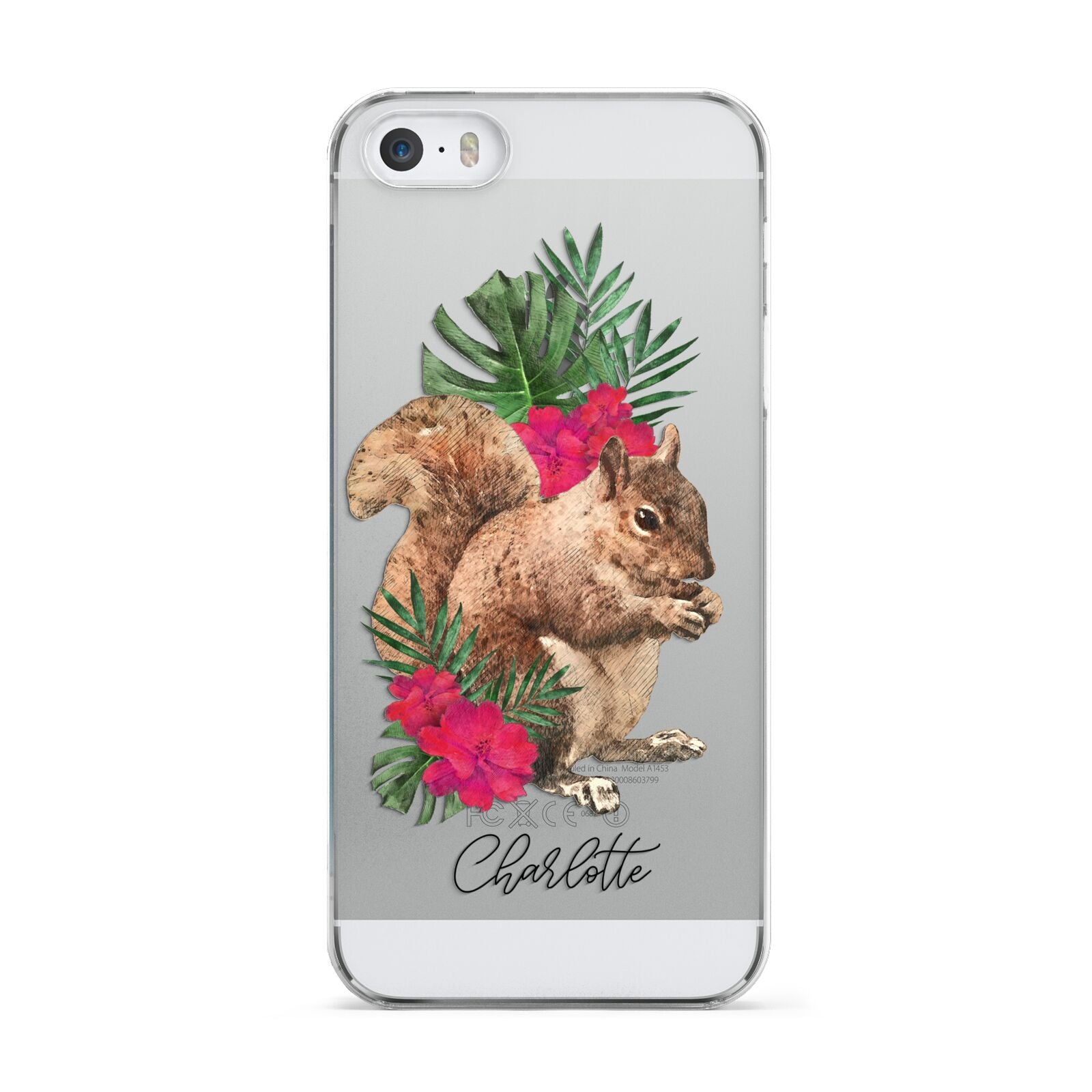 Personalised Squirrel Apple iPhone 5 Case