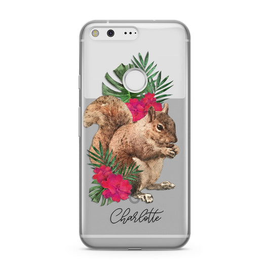 Personalised Squirrel Google Pixel Case