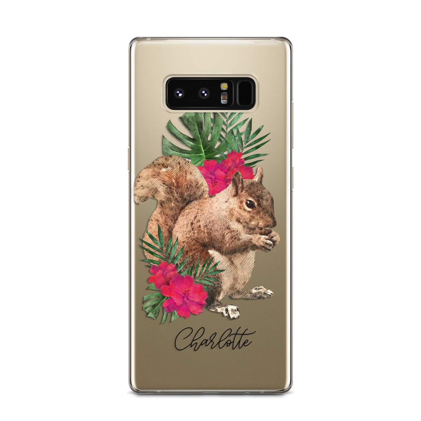 Personalised Squirrel Samsung Galaxy Note 8 Case