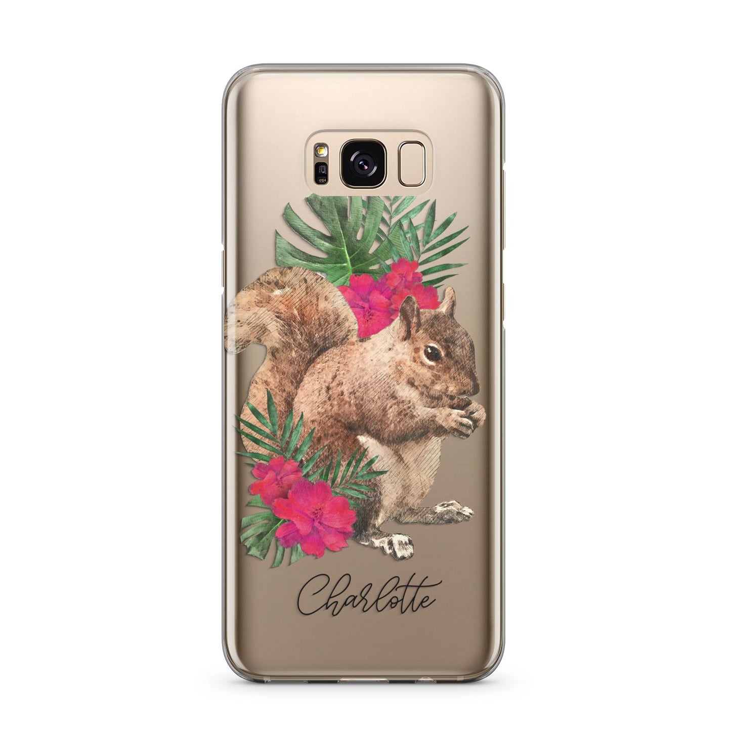 Personalised Squirrel Samsung Galaxy S8 Plus Case