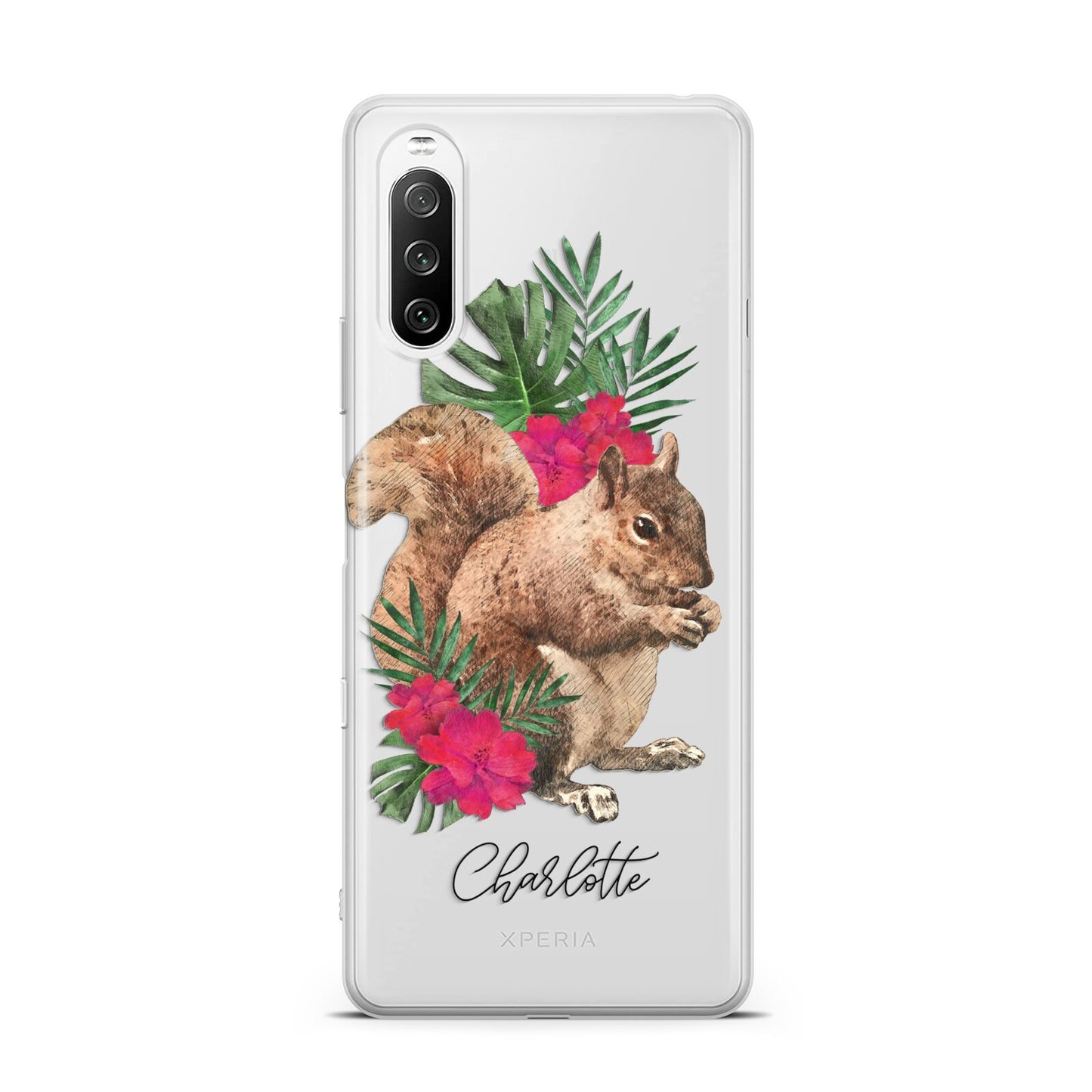 Personalised Squirrel Sony Xperia 10 III Case