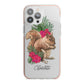 Personalised Squirrel iPhone 13 Pro Max TPU Impact Case with Pink Edges