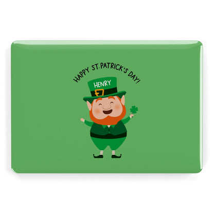 Personalised St Patricks Day Leprechaun Apple MacBook Case