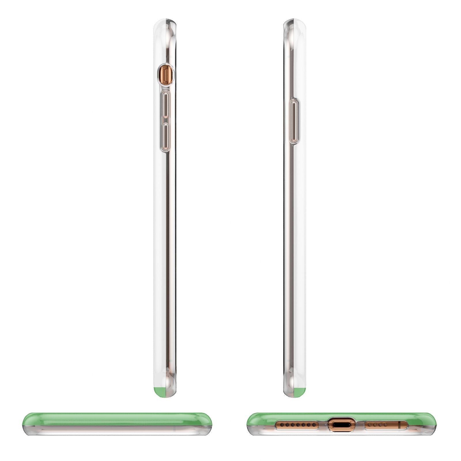 Personalised St Patricks Day Leprechaun Apple iPhone XS Max 3D Wrap Tough Case Alternative Image Angles