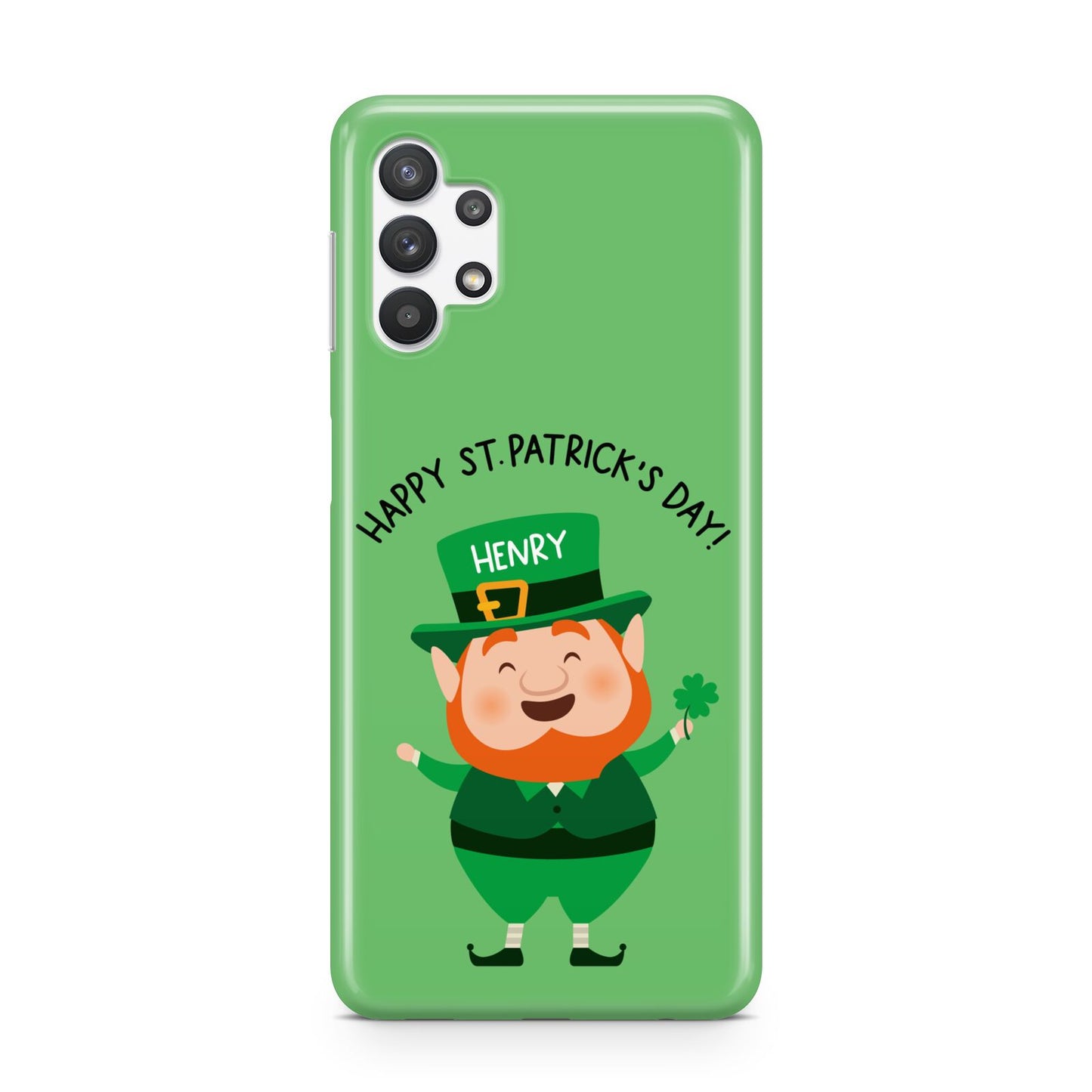 Personalised St Patricks Day Leprechaun Samsung A32 5G Case