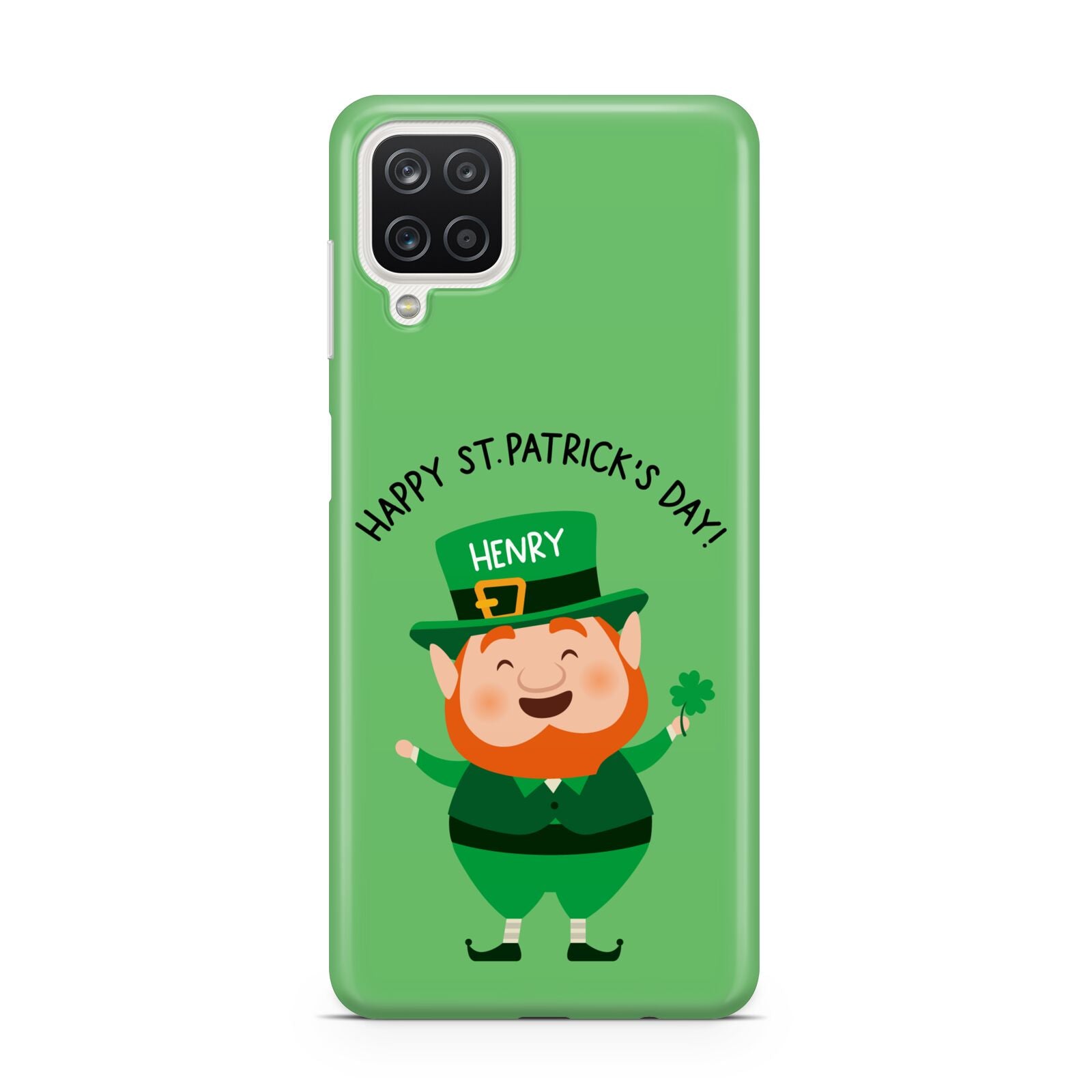 Personalised St Patricks Day Leprechaun Samsung M12 Case