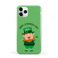 Personalised St Patricks Day Leprechaun iPhone 11 Pro 3D Tough Case