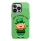 Personalised St Patricks Day Leprechaun iPhone 13 Pro Full Wrap 3D Tough Case