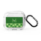 Personalised St Patricks Day Monogram AirPods Glitter Case 3rd Gen