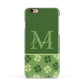 Personalised St Patricks Day Monogram Apple iPhone 6 3D Snap Case