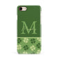 Personalised St Patricks Day Monogram Apple iPhone 7 8 3D Snap Case