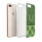 Personalised St Patricks Day Monogram Apple iPhone 7 8 Plus 3D Tough Case Expanded View