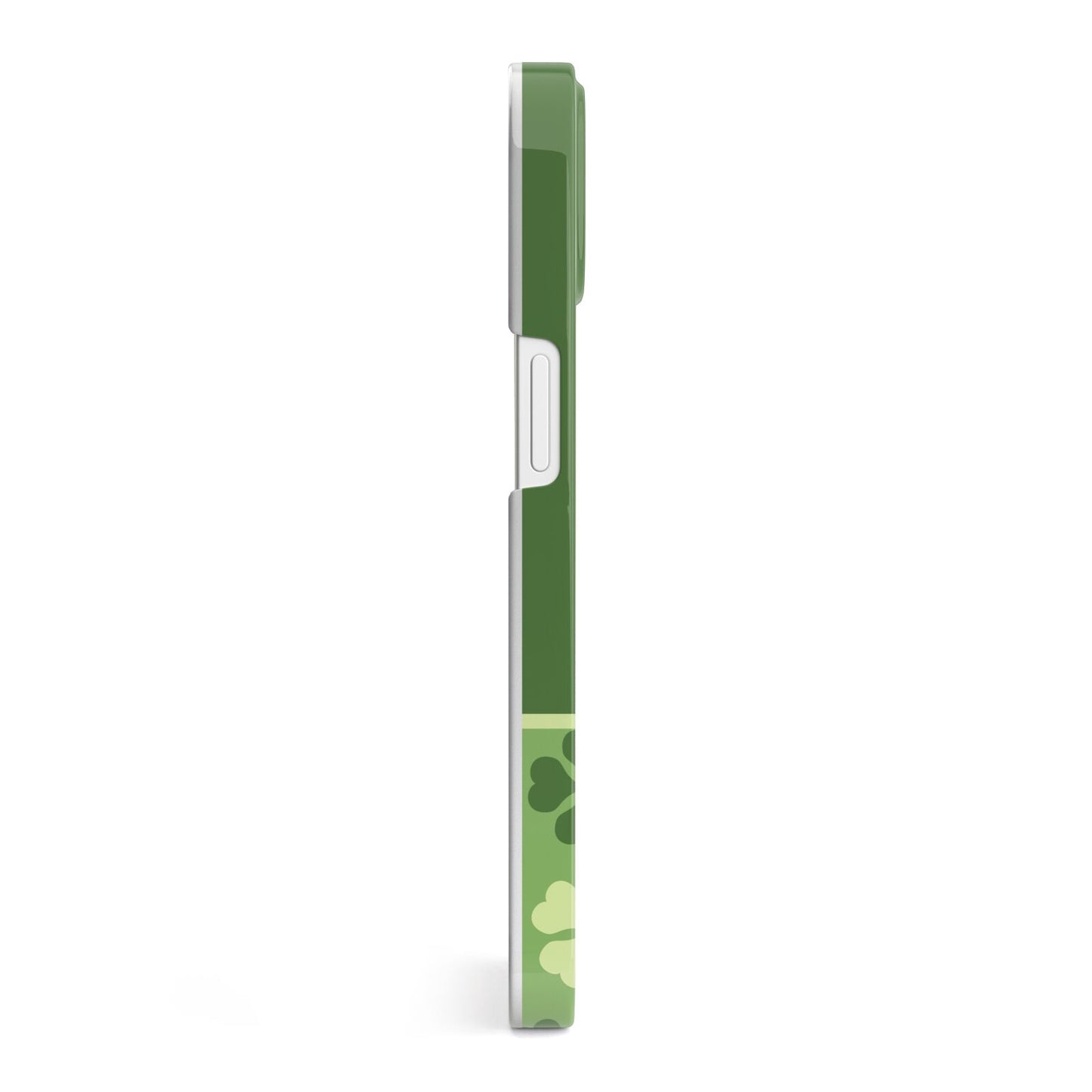 Personalised St Patricks Day Monogram iPhone 13 Side Image 3D Snap Case