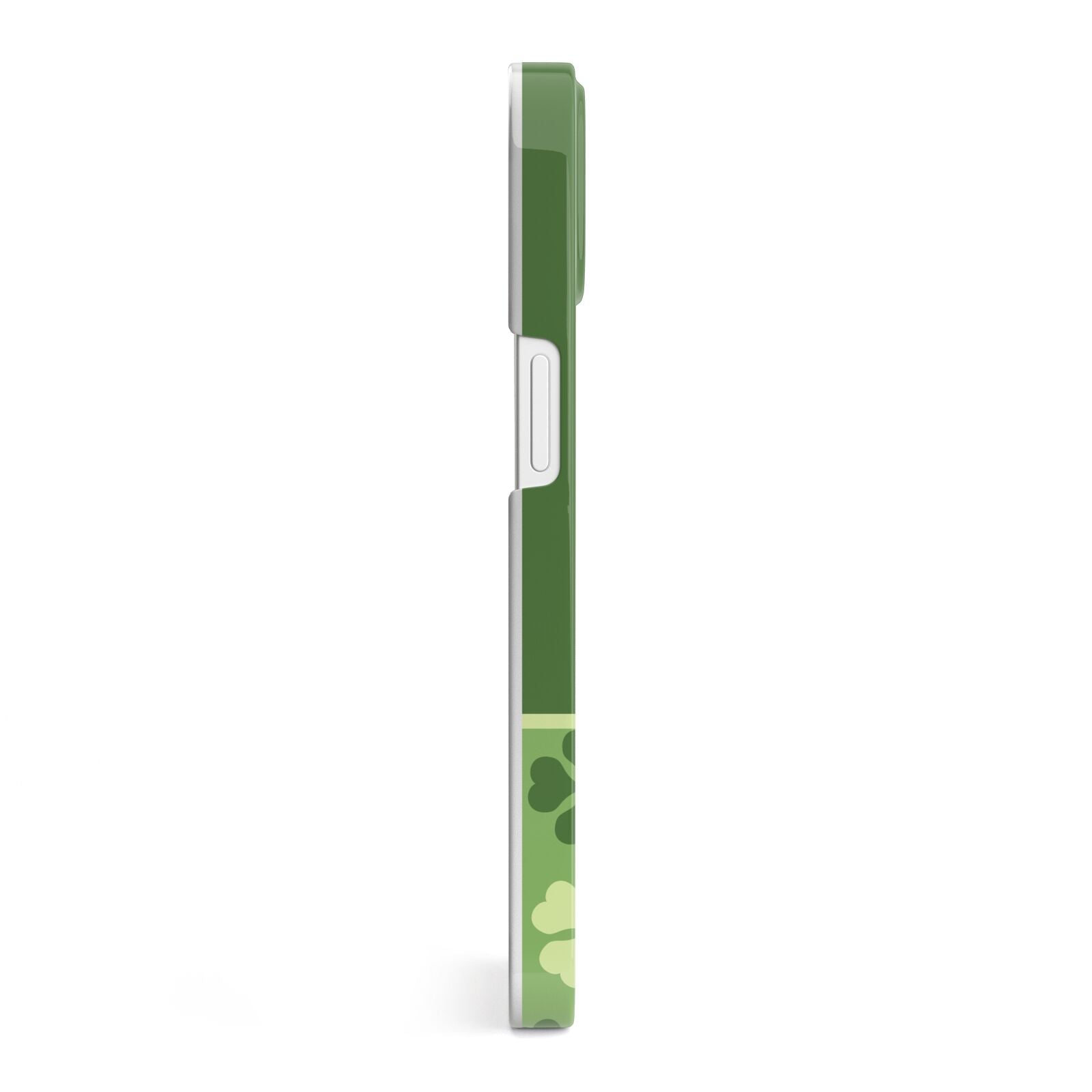 Personalised St Patricks Day Monogram iPhone 13 Side Image 3D Snap Case