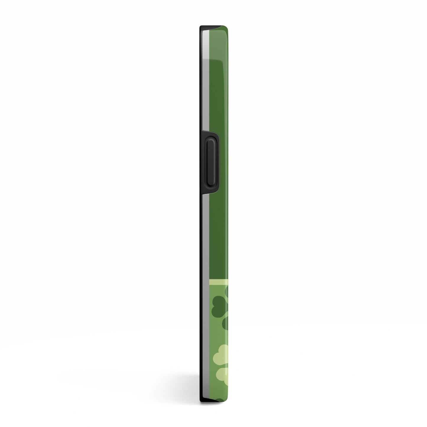 Personalised St Patricks Day Monogram iPhone 13 Side Image 3D Tough Case
