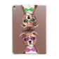 Personalised Staffordshire Bull Terrier Apple iPad Rose Gold Case