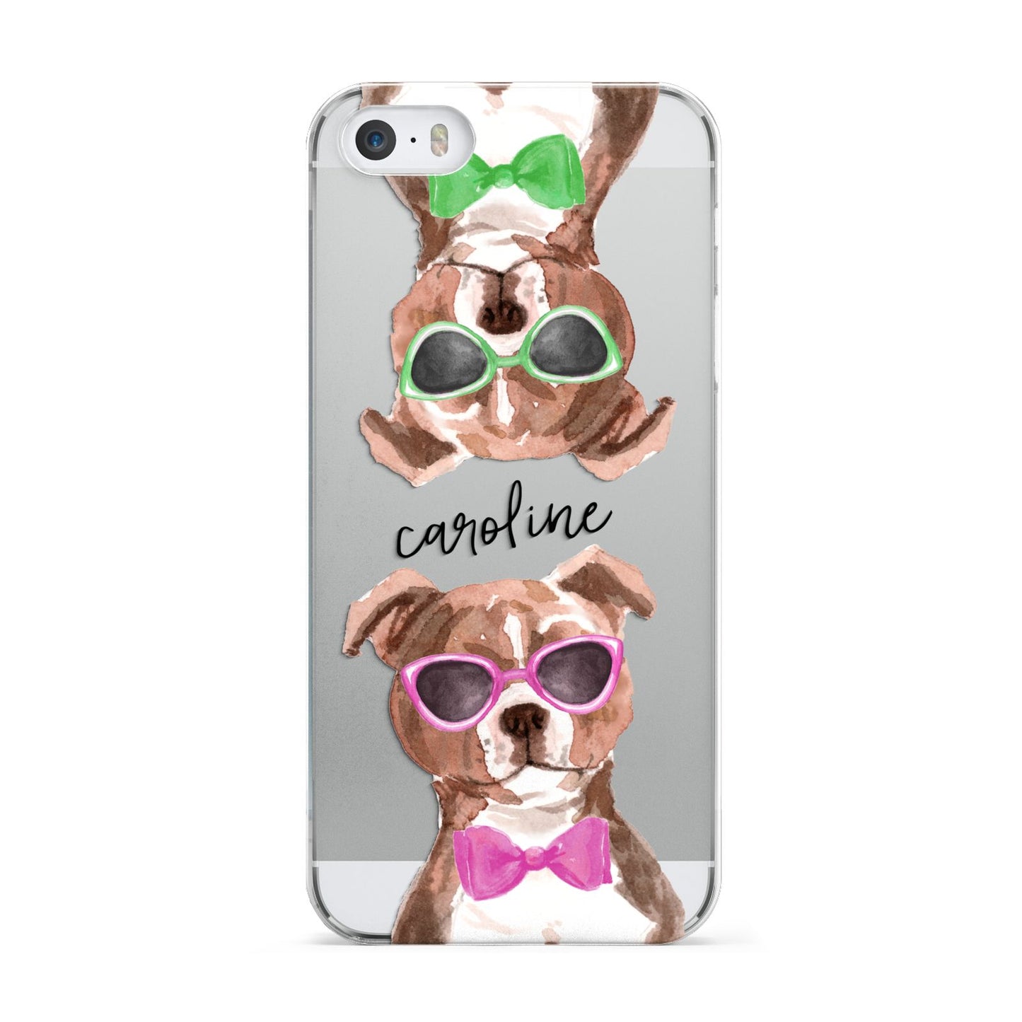 Personalised Staffordshire Bull Terrier Apple iPhone 5 Case
