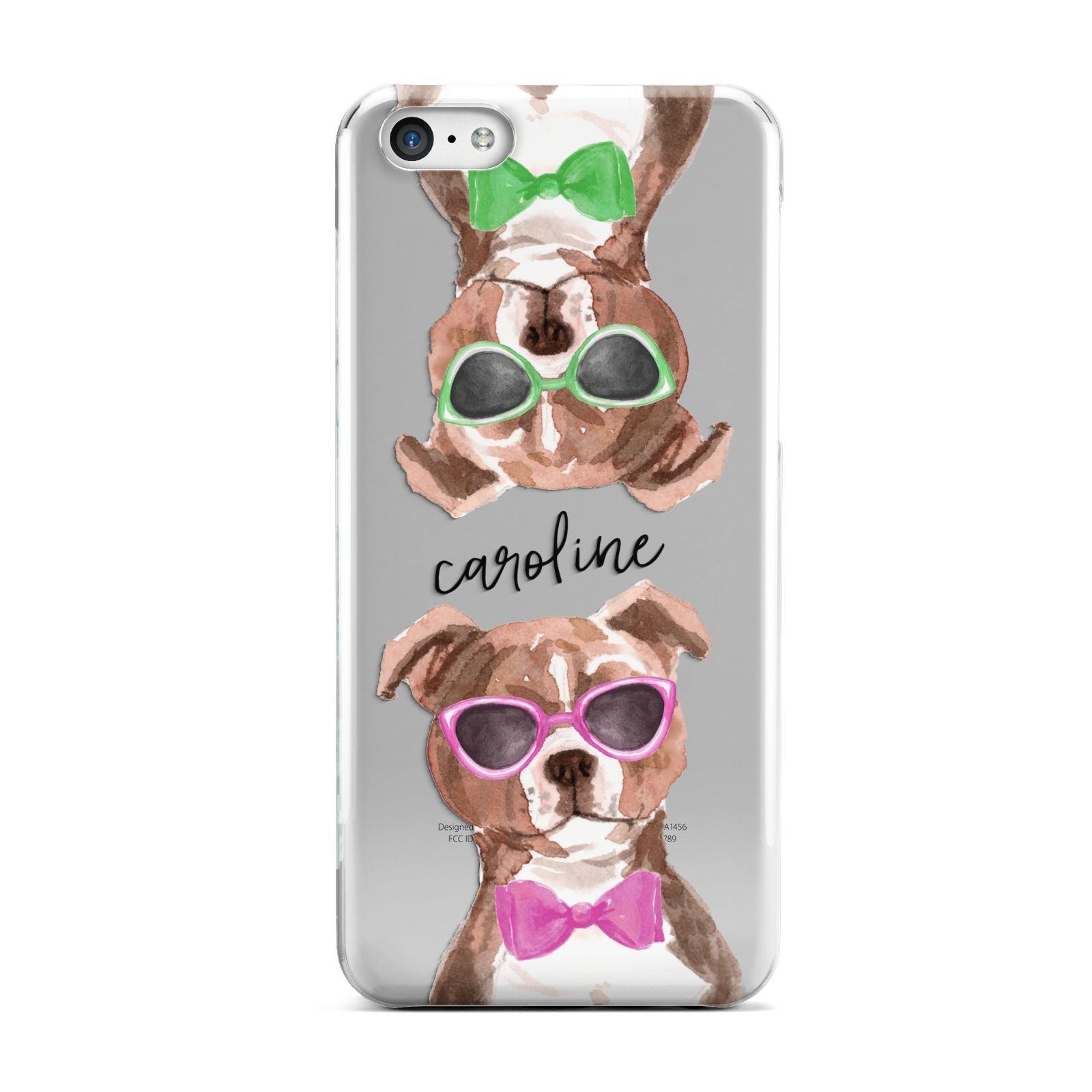 Personalised Staffordshire Bull Terrier Apple iPhone 5c Case