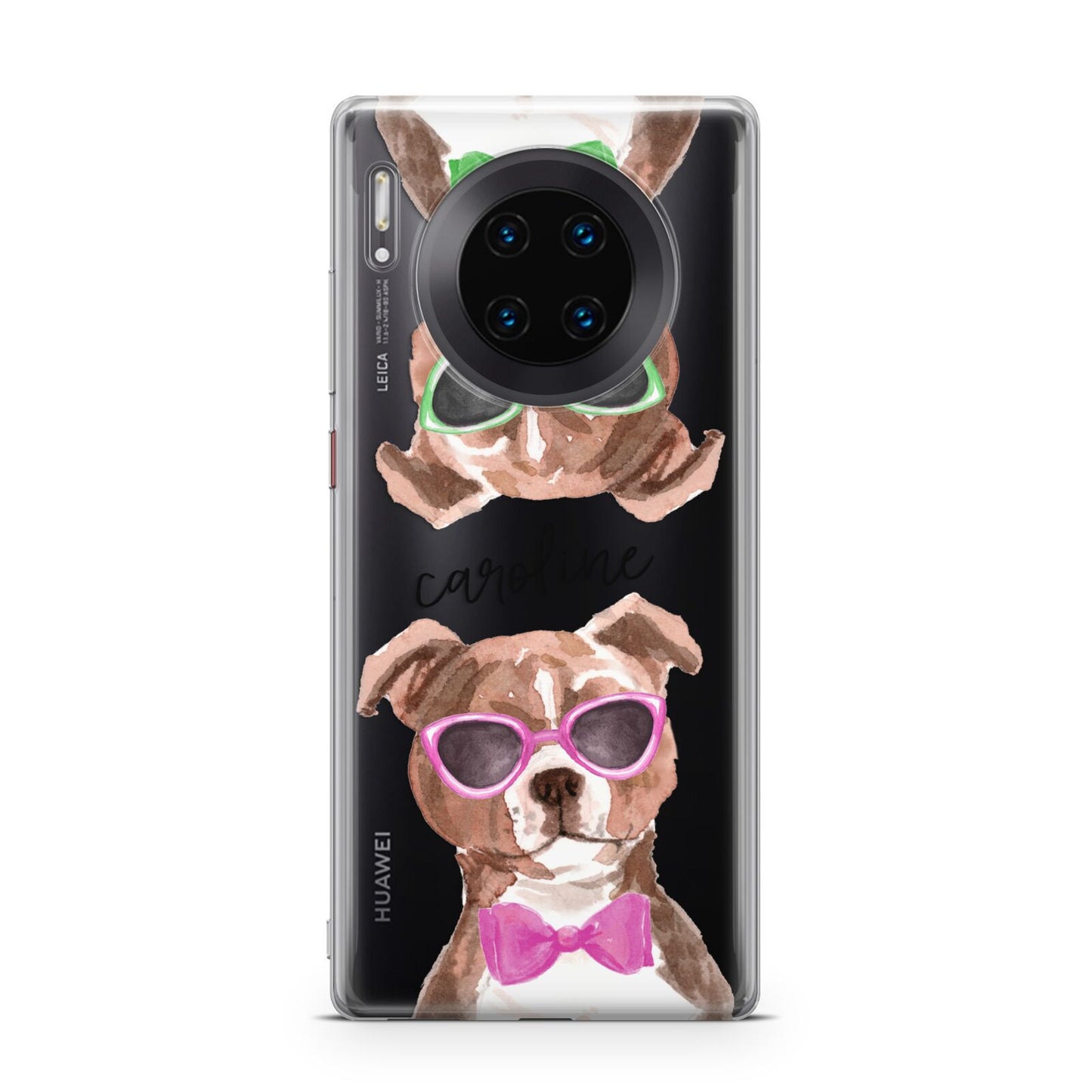 Personalised Staffordshire Bull Terrier Huawei Mate 30 Pro Phone Case