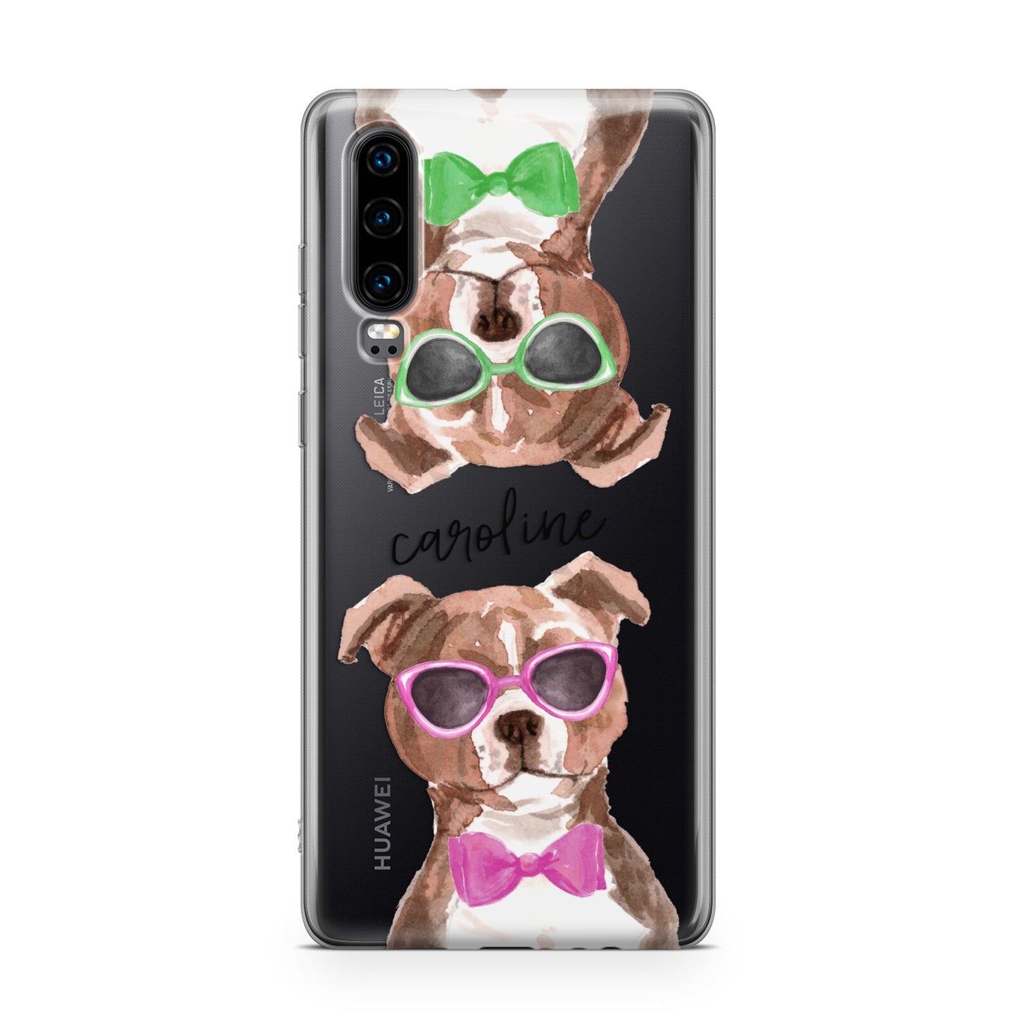 Personalised Staffordshire Bull Terrier Huawei P30 Phone Case