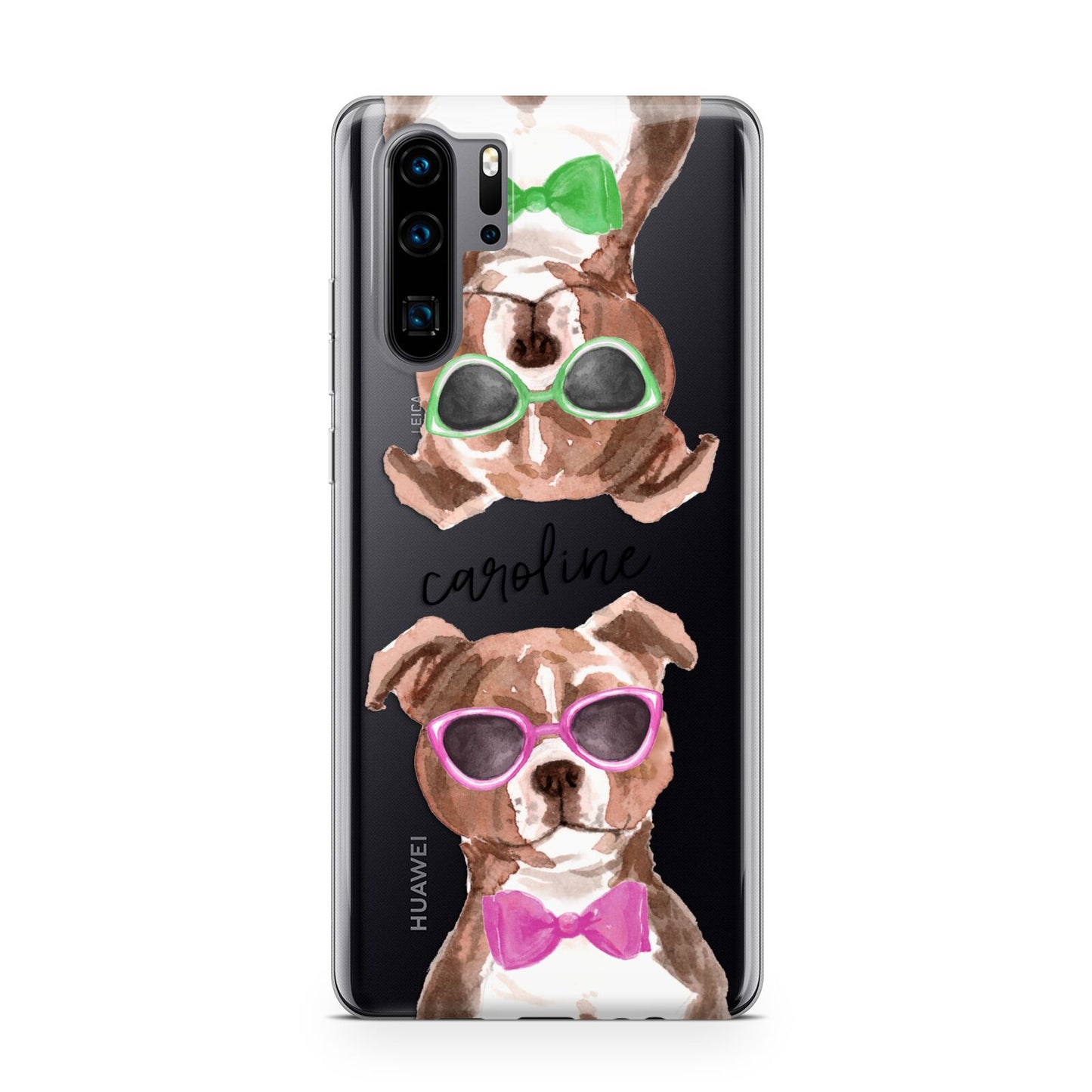 Personalised Staffordshire Bull Terrier Huawei P30 Pro Phone Case